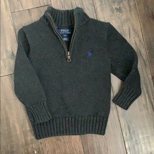 Ralph Lauren Charcoal Gray pullover ( 2T)
